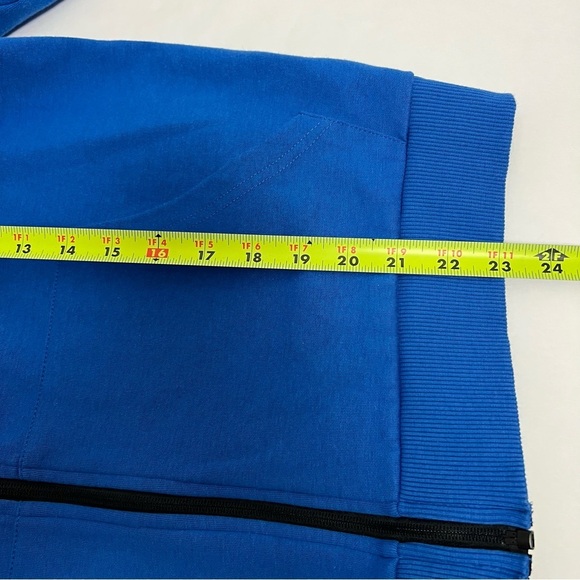 Nike Women’s Full Zip Hoodie Sweatshirt Sz Small Cobalt Blue Zipper Pocket - Picture 10 of 10